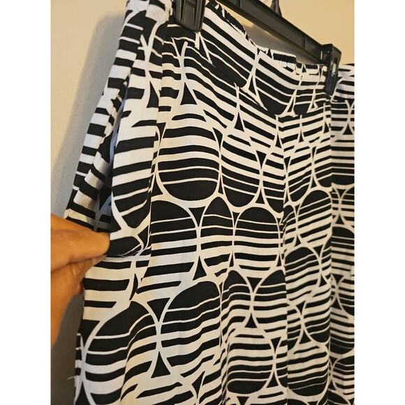 Kaari Blue‎ black and white Flowy Casual Pants Size Medium - Picture 2 of 12